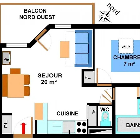 4 Pers A Val Cenis, Au Pied Des Pistes, Parking, Wifi Et Balcon - Fr-1-508-145